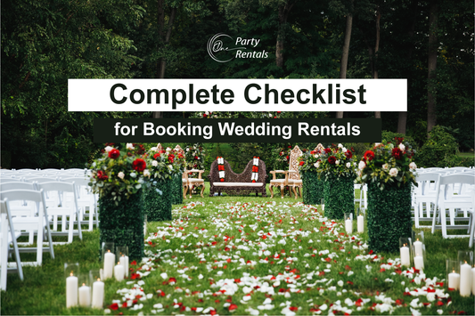 Complete Checklist for Booking Hamilton Wedding Rentals
