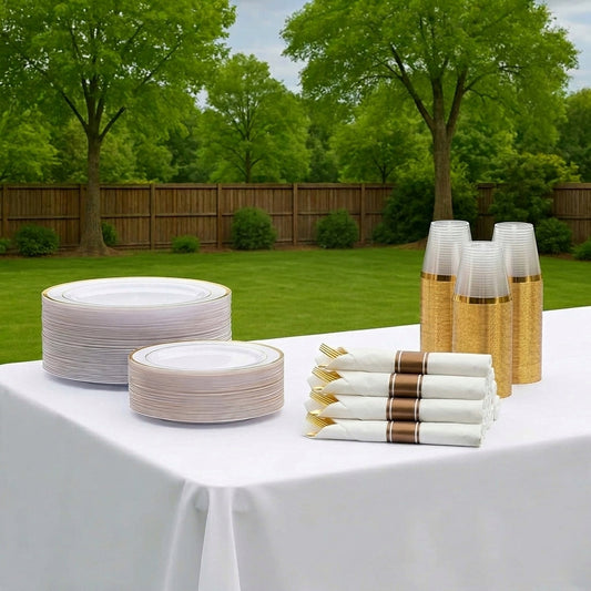 Premium Guest Disposable Dinnerware Set