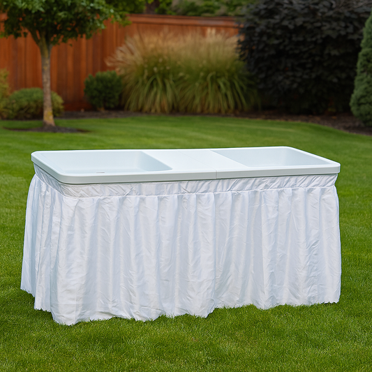 5 FT Folding Fill and Chill Table Rental