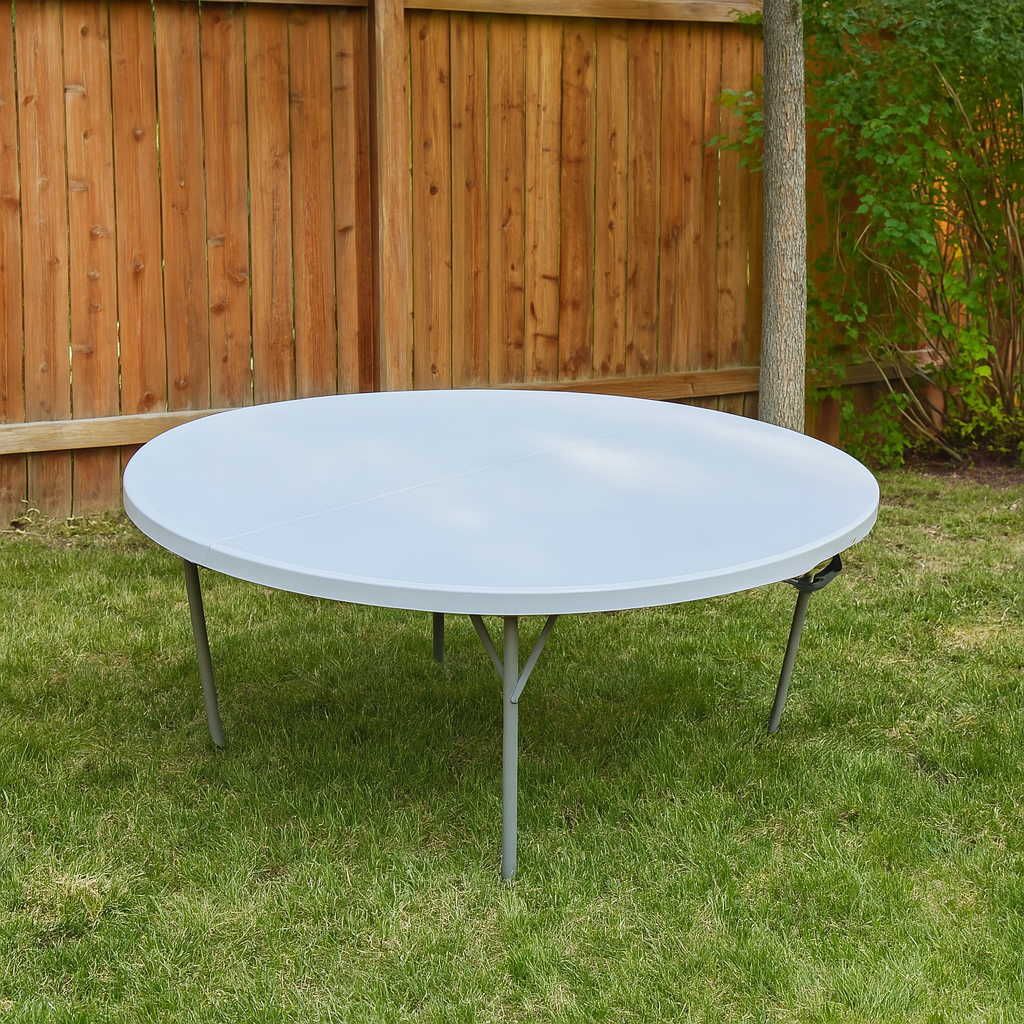 60 Inch Round Folding Table Rental