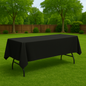 60x126 Inch Black Tablecloth Canada for 8 Ft Rectangle Table