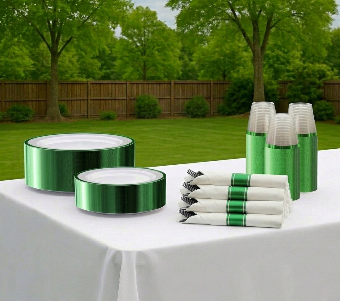 Premium Guest Disposable Dinnerware Set