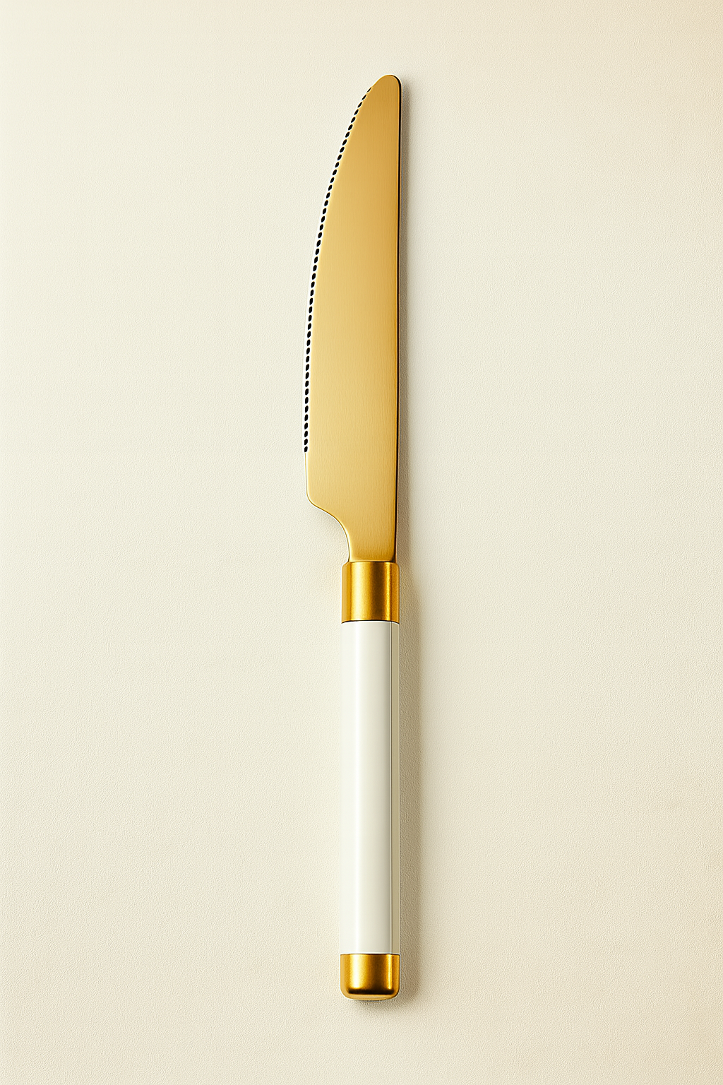 Knife with gold handle for rent