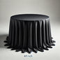60 Inch Black Round Tablecloth Rentals